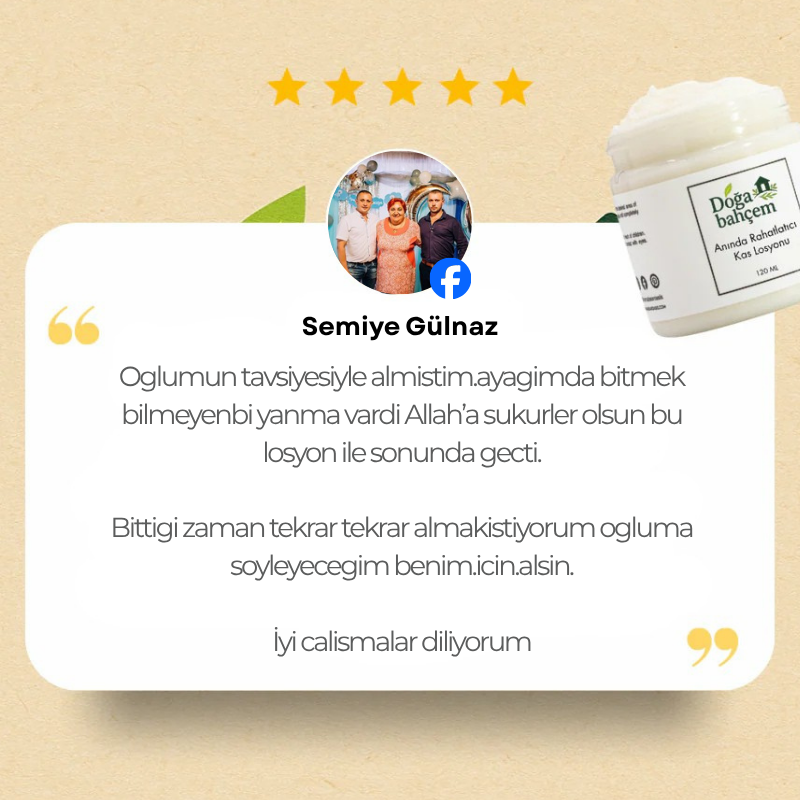 Anında Rahatlatıcı Kas Losyonu